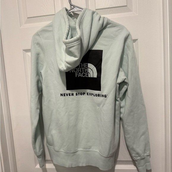 The North Face 2 Sided Hoodie Mint Green Size Medium. - Picture 4 of 7